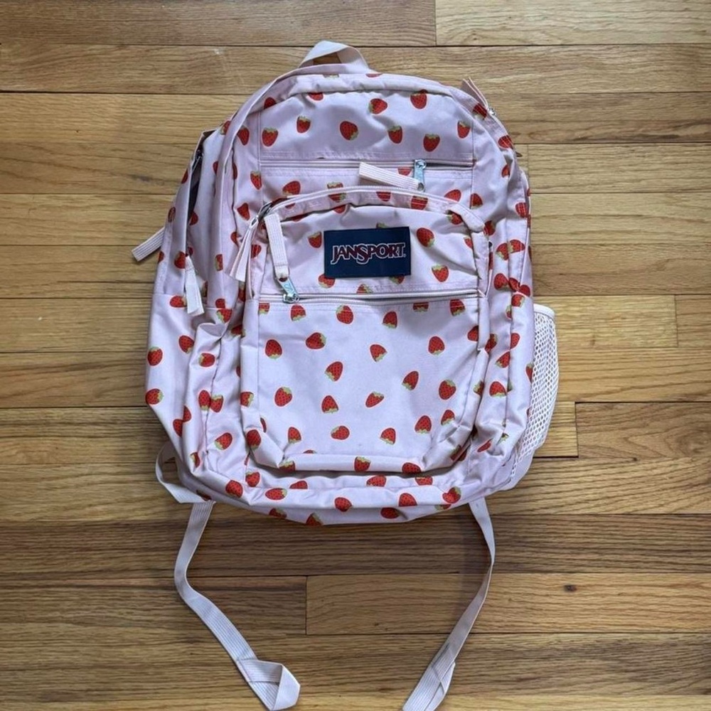 Jansport Big Student 17.5” Backpack - Strawberry Shower